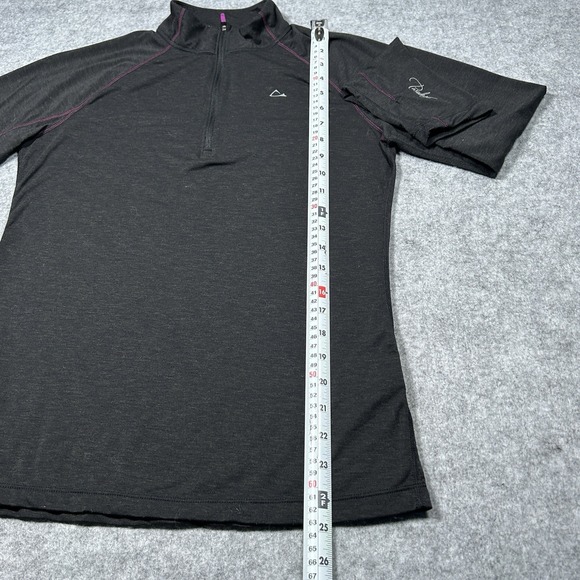 Paradox Merino Blend 1/4 Zip Dri-Release Pullover Mens Medium Black Base Later - Picture 3 of 16